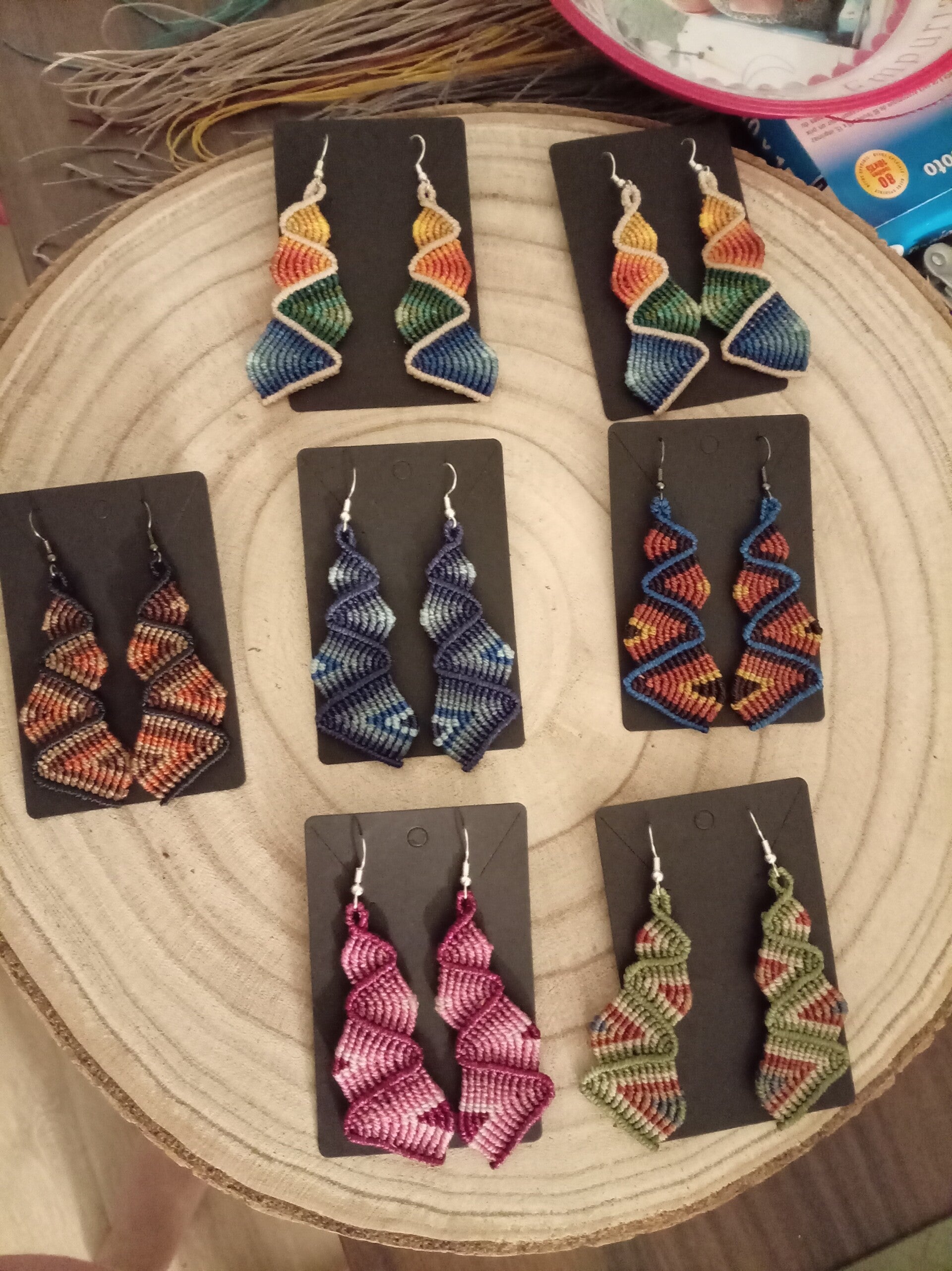 boucles d oreilles zig-zag
