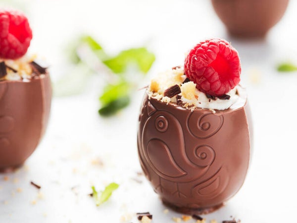 VERS Gevuld Paasei Met Mascarpone & Frambozen (Levering 05/04/2026)