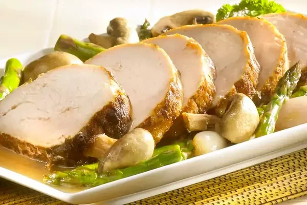 Kalkoenrollade Met Wortelen & Erwten & Pommes Duchesse - Prijs Per Persoon (Levering 24/12/2026)