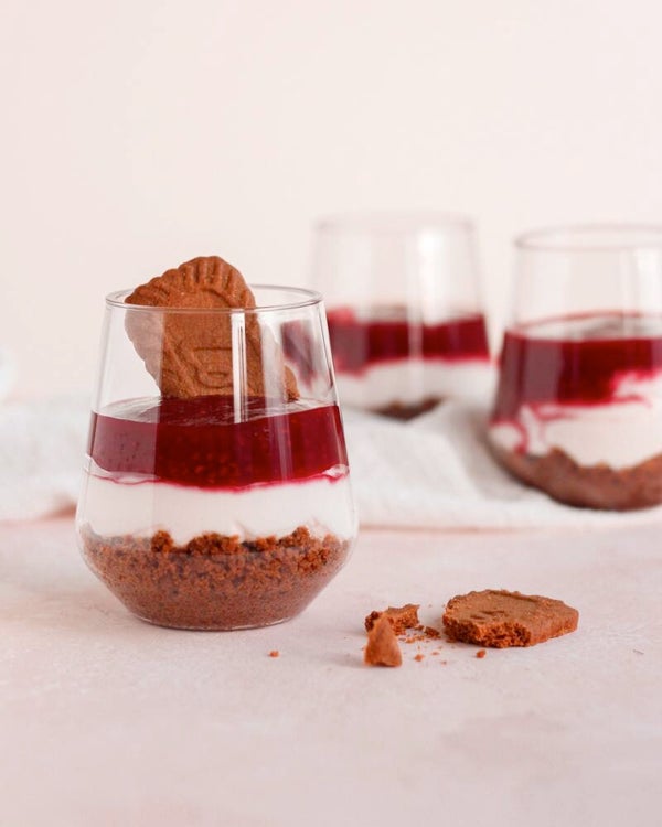 Cheesecake In Een Potje Met Framboos & Speculoos - Prijs Per Persoon (Levering 08/07/2026)
