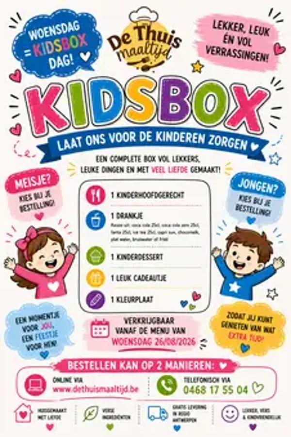 KIDSBOX - Prijs Per Kind (Levering 07/10/2026)