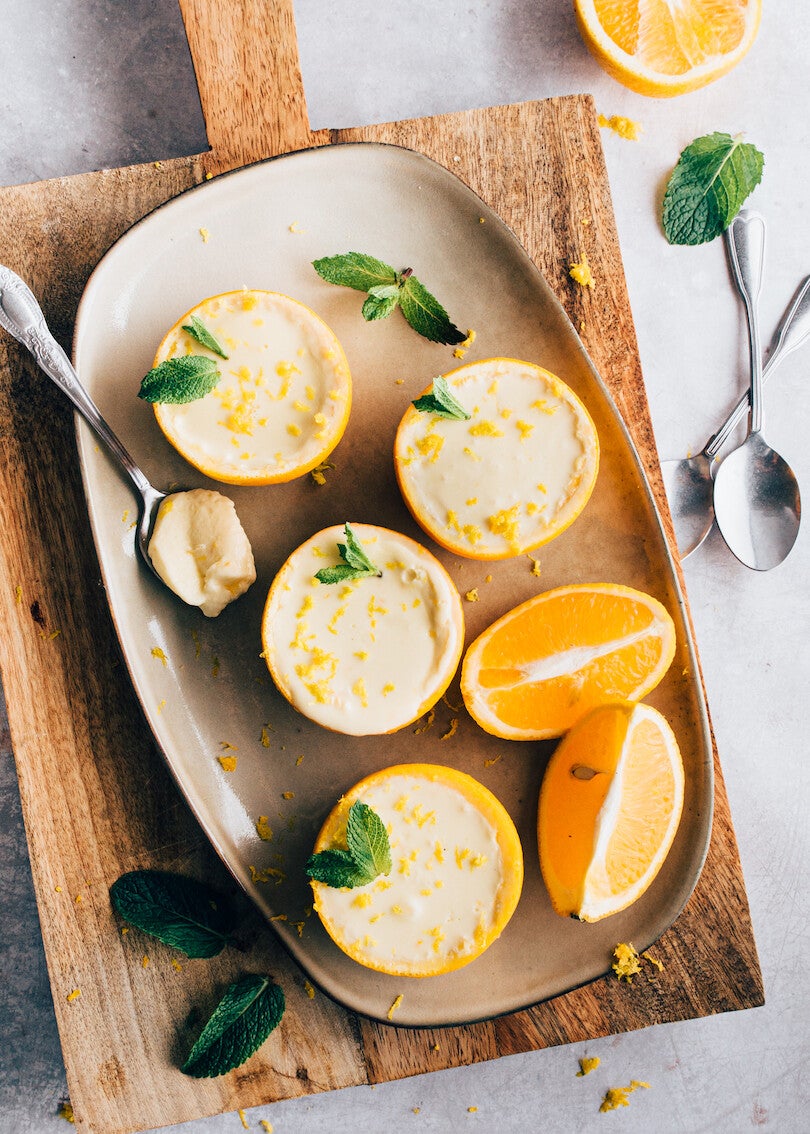 VERSE Orange Posset (Gevulde Appelsien) - Prijs Per Persoon (Levering 24/05/2026)