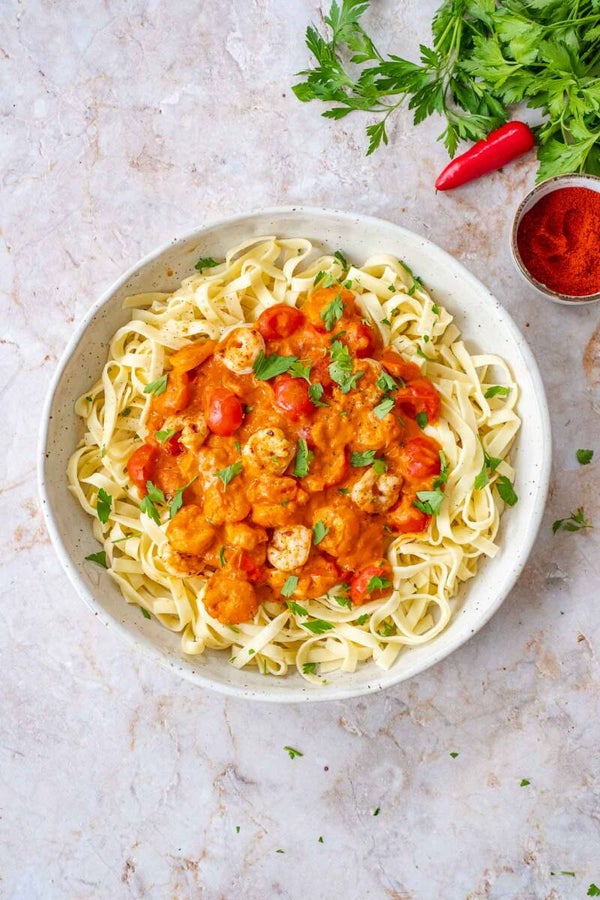 Scampi Diabolique & Tagliatelle - Prijs Per Persoon (Levering 14/10/2026)