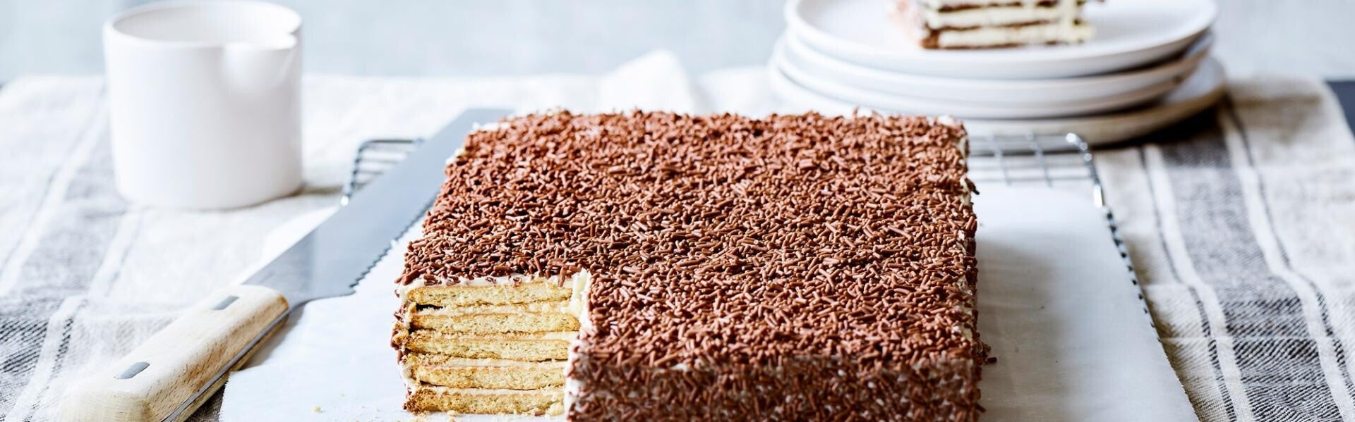 Koekjestaart Met Petit Beurre - Prijs Per Persoon (Levering 23/09/2026)