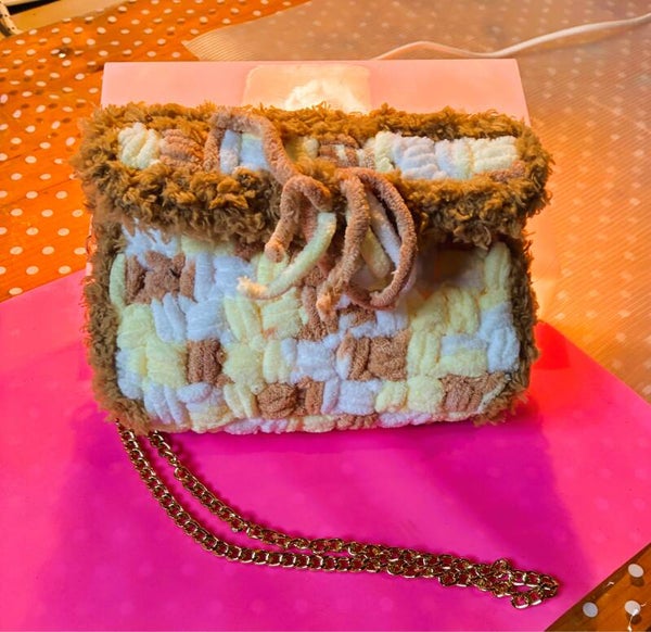 sac en laine fait main