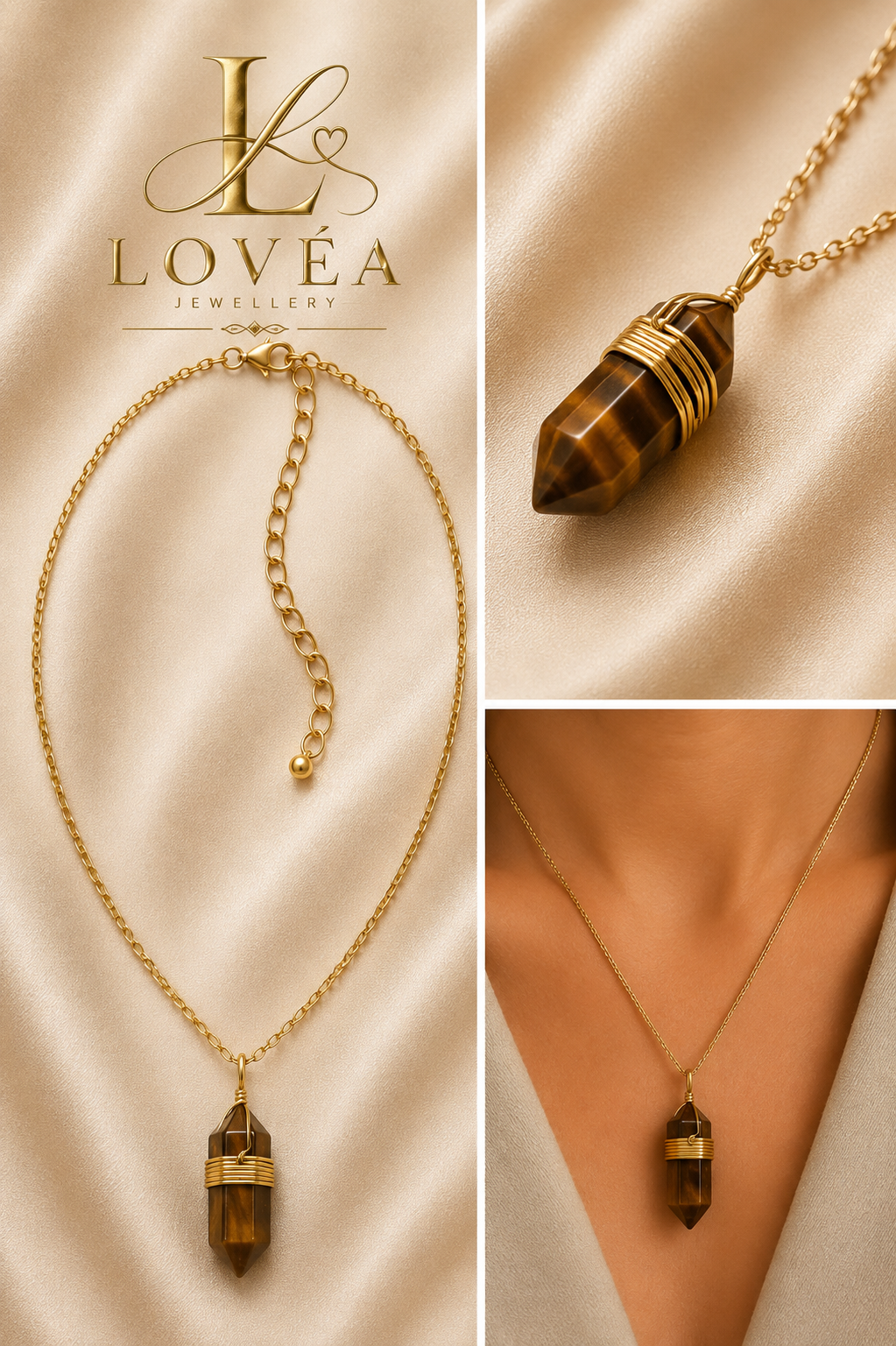 ✨ BOHO – Œil de Tigre 🤎