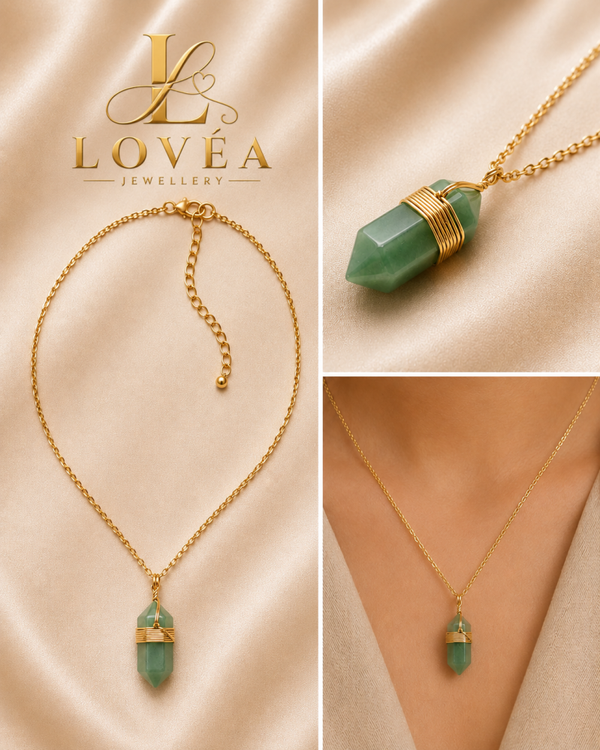 ✨ BOHO – Aventurine Verte 💚