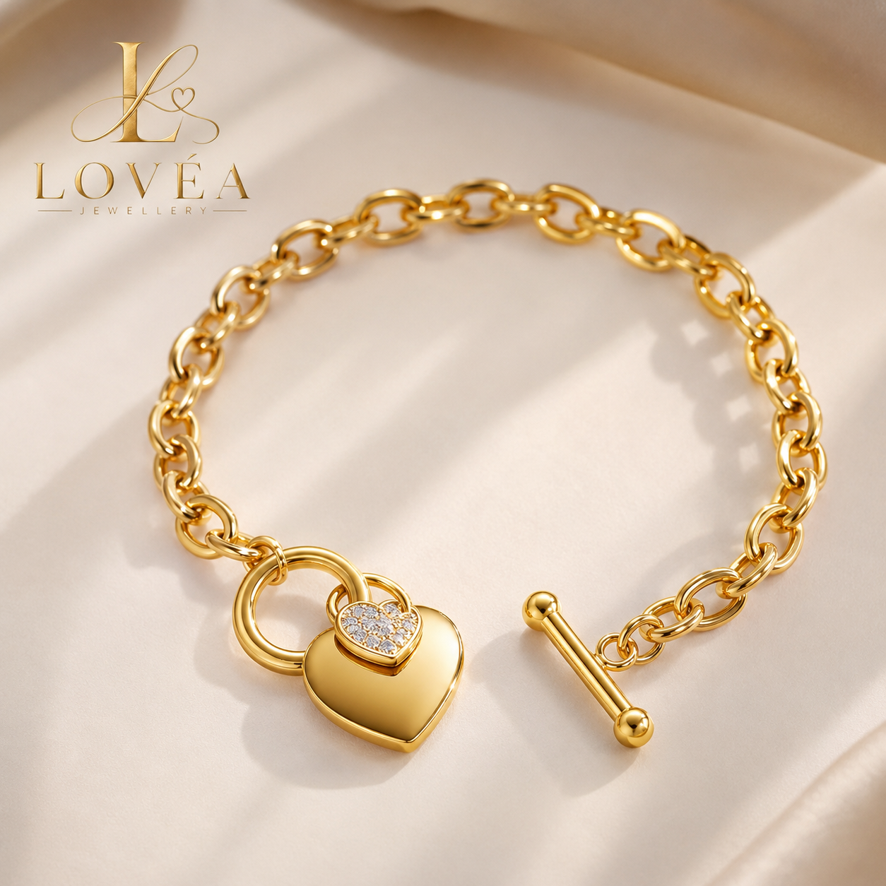 Bracelet Cœur Éclat ✨