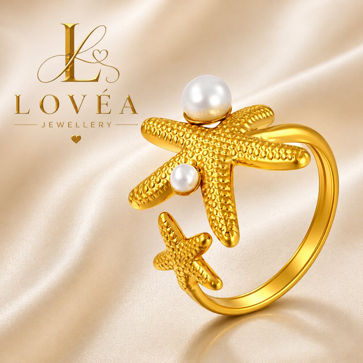Bague Étoile Marine ✨🐚
