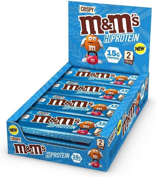 M&M's Hi-Protein Crispy- 12 repen
