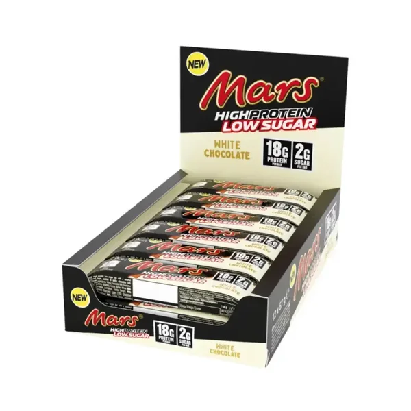 Mars HiProtein Bars, White Chocolat, low sugar - 12 repen