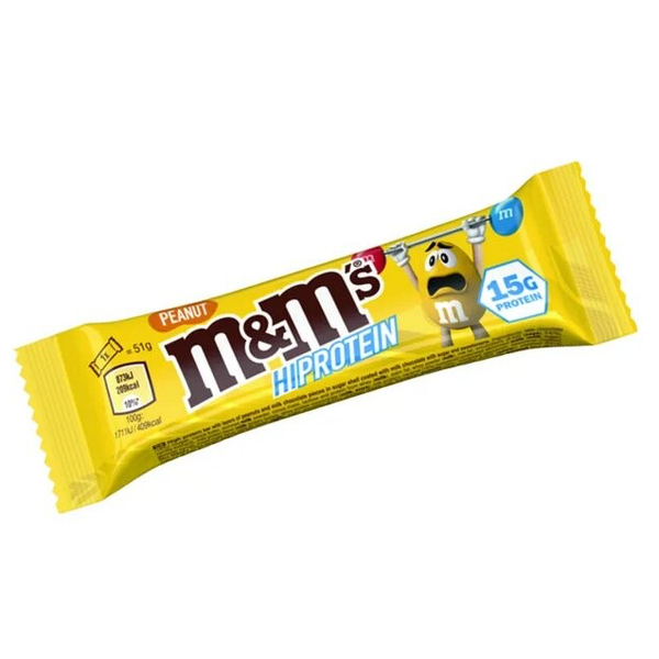 M&M's Hi-Protein Bars Peanut - 12 repen