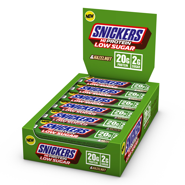 Snickers Hi Protein Bar low sugar Hazelnut - 12 repen