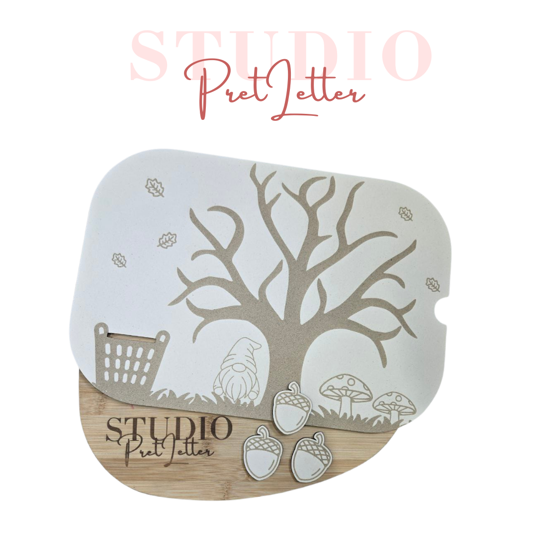 Insert Trofast Herfstboom met eikels