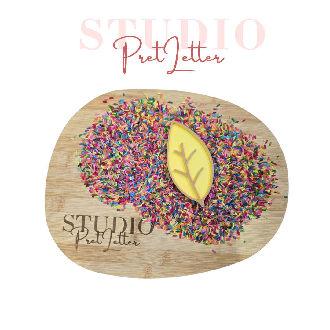 Vulvorm PLA kleur  Herfst blad geel