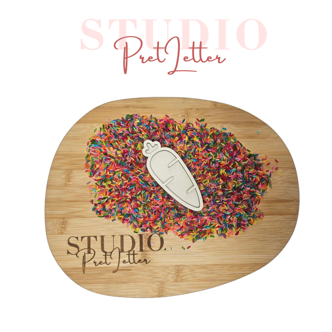 Vulvorm Moestuin Wortel