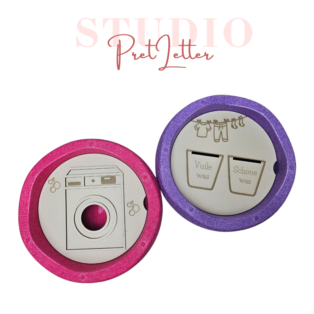 Insert Stapelstein Wasmachine + Wasmand