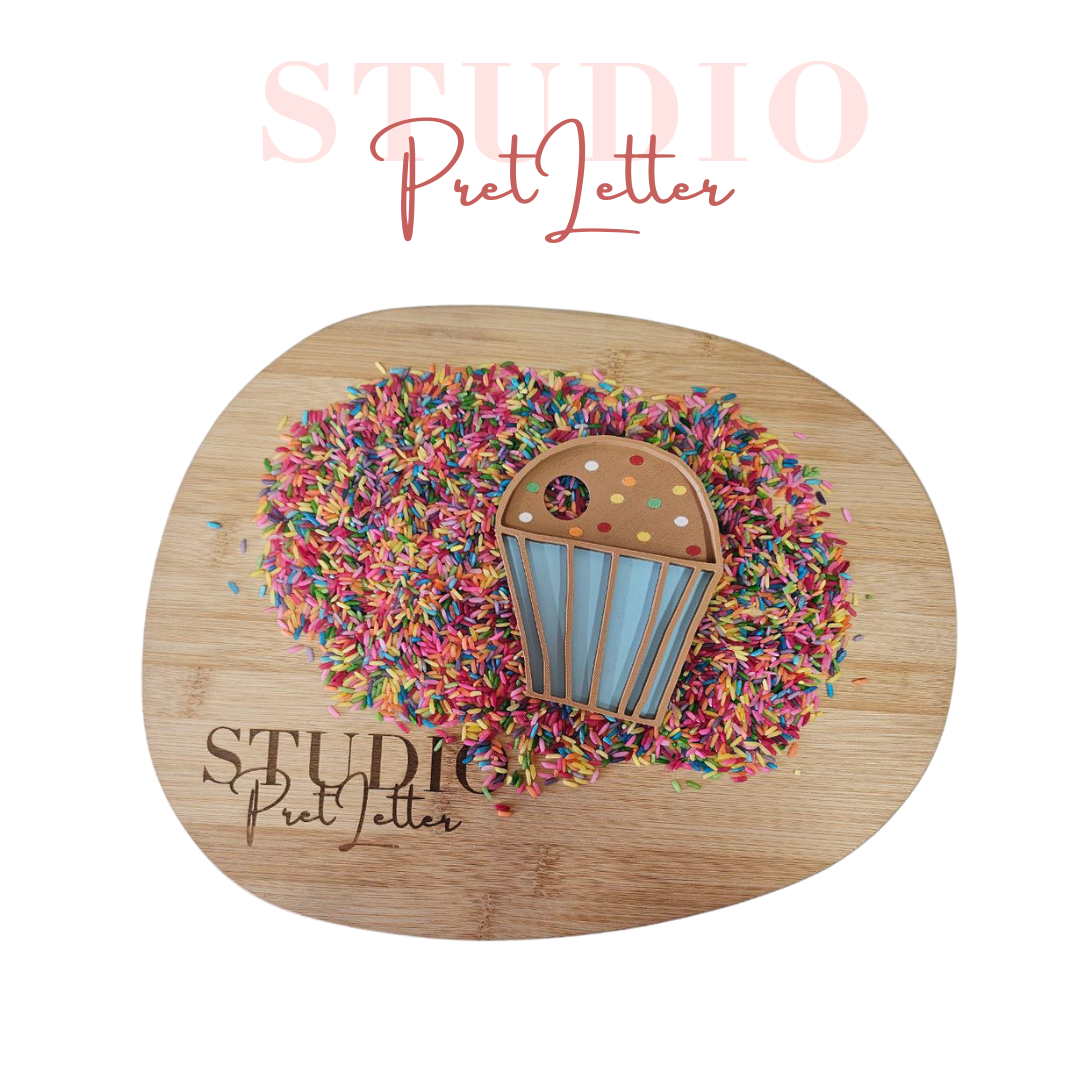 Vulvorm PLA KLEUR cupcake hongerige rups