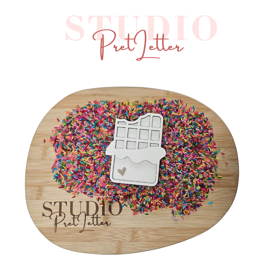 Vulvorm Belgie Chocolade