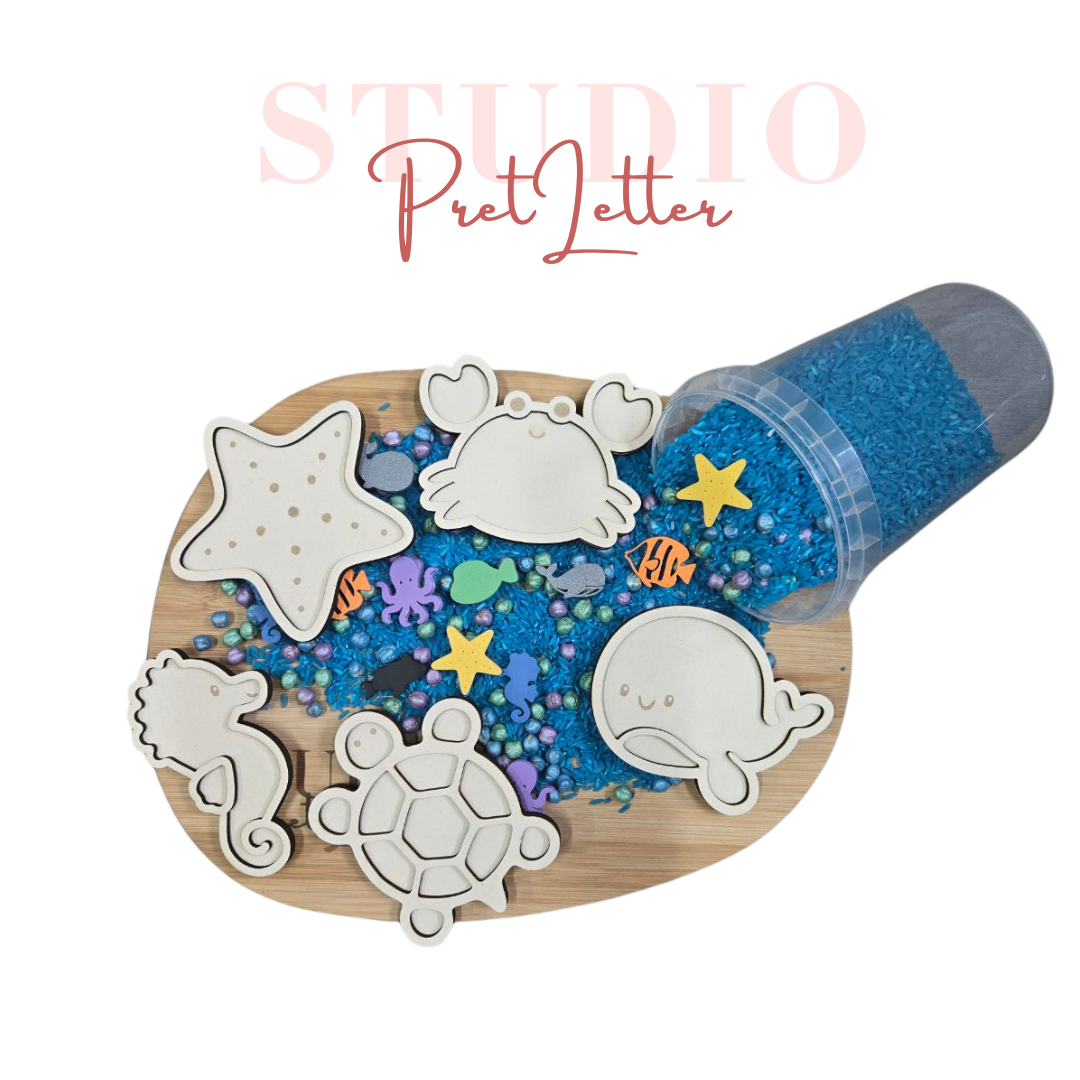 Onderwater wereld speelthema set