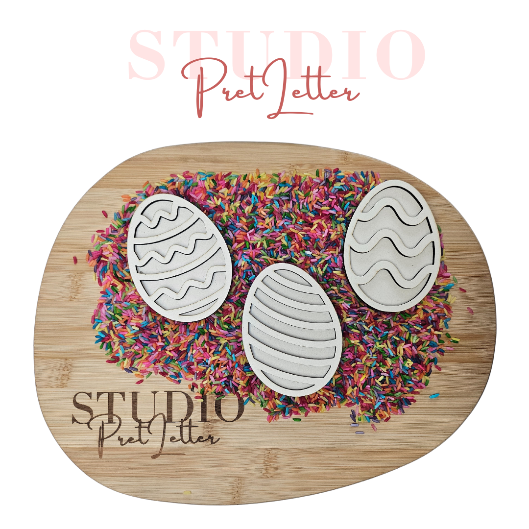 Vulvorm Thema Pasen paasei voordeelset