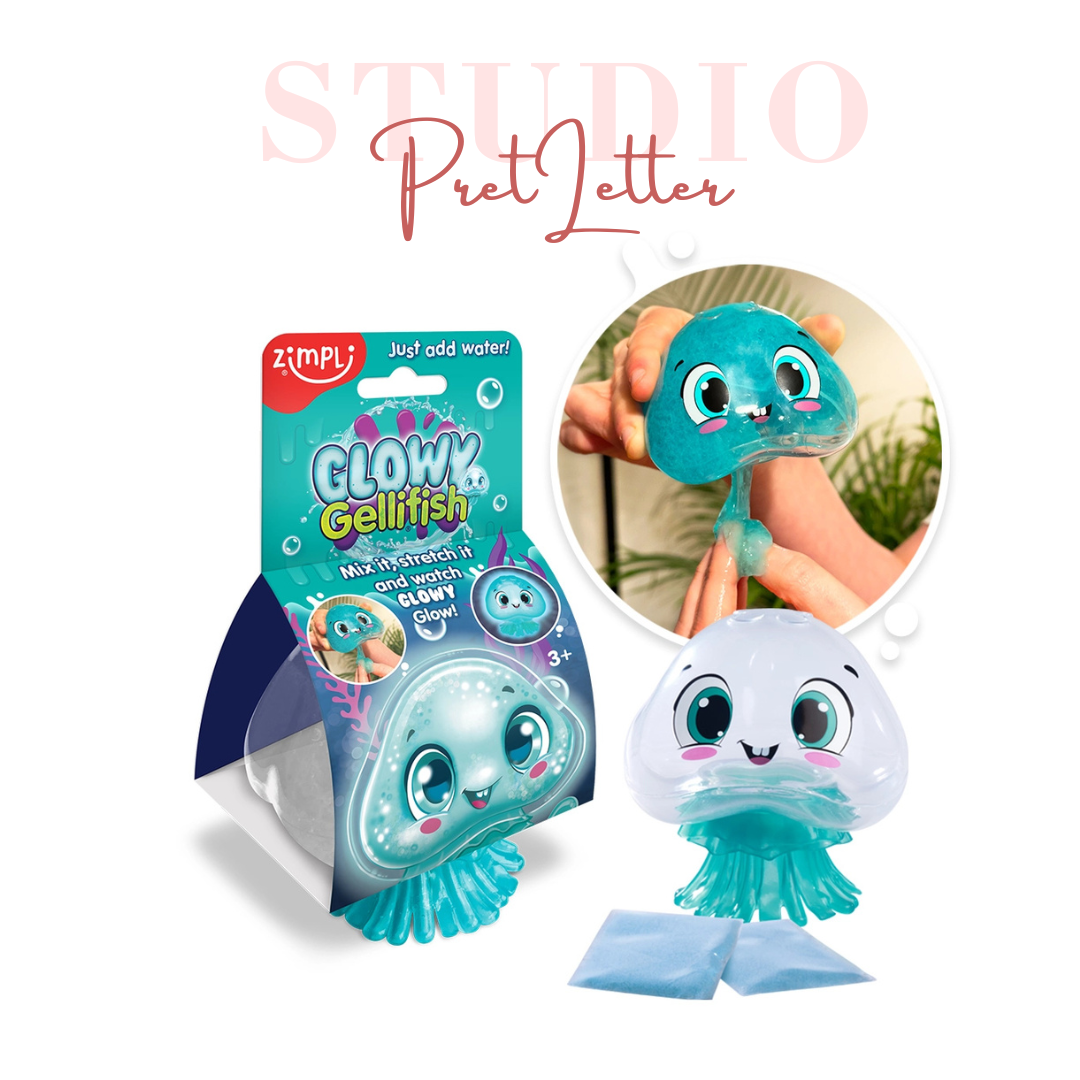 Glowy Gellifish met Glow In The Dark