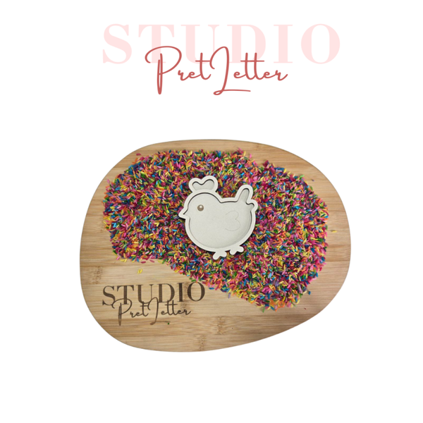 Vulvorm Boerderij leven Kip