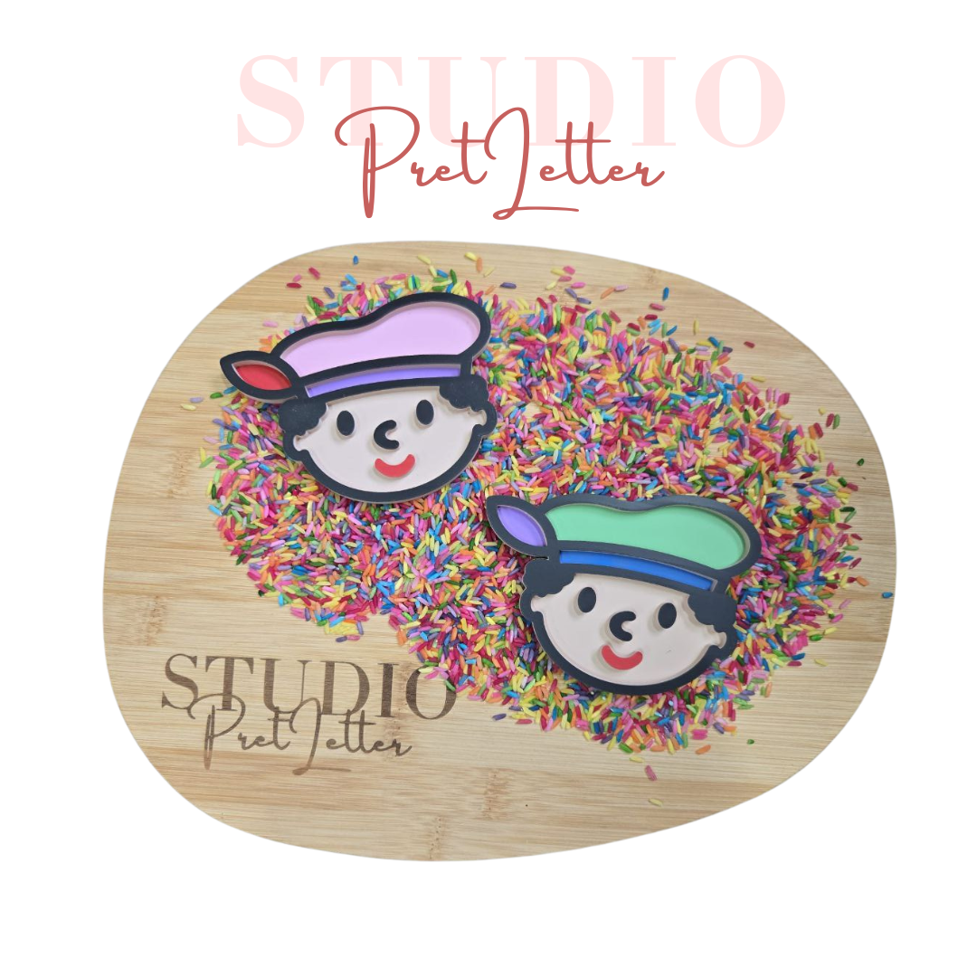 Vulvorm PLA kleur Sinterklaas Pieten set