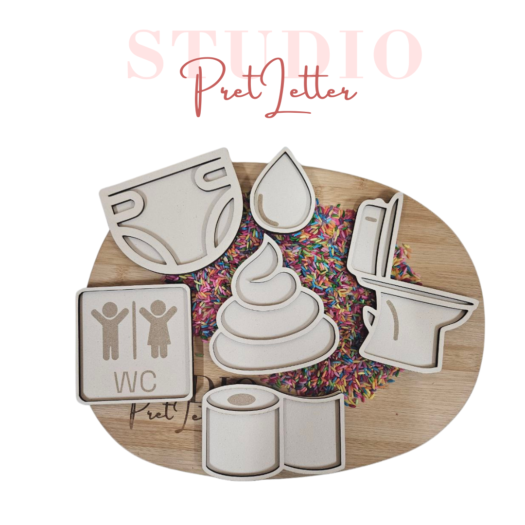 Vulvorm Thema Zindelijkheid voordeelset