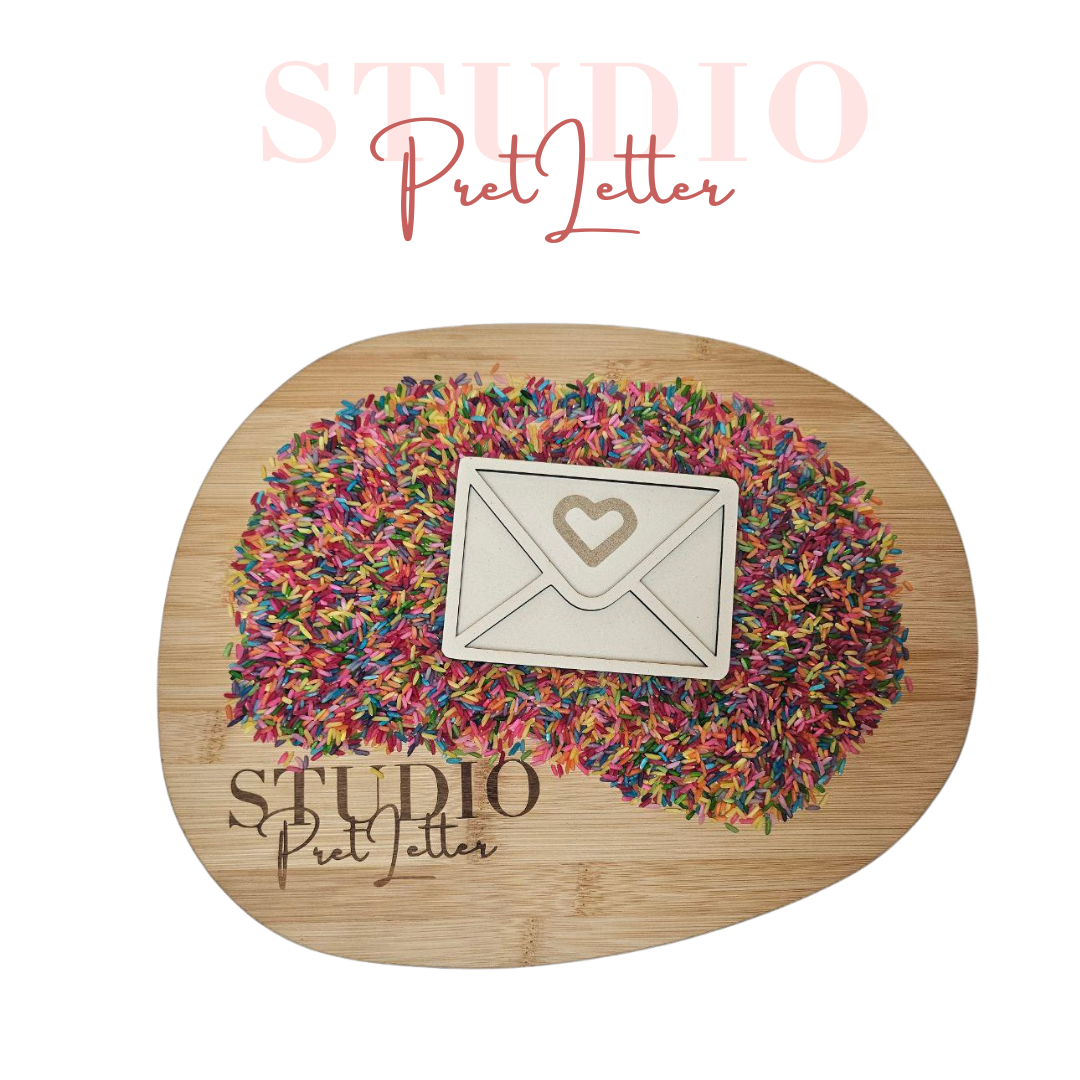 Vulvorm Valentijn kaart