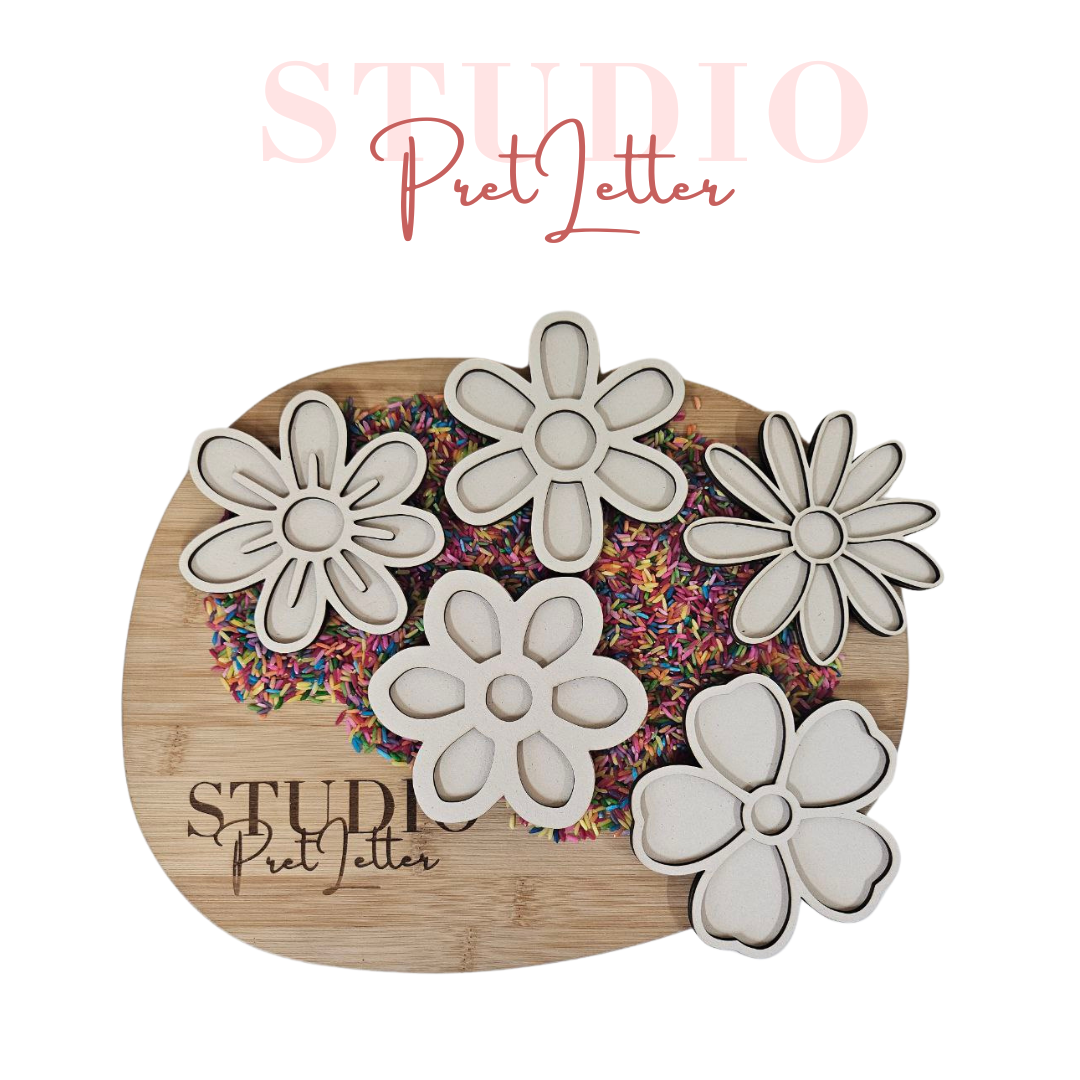 Vulvorm Voordeelset Bloemen