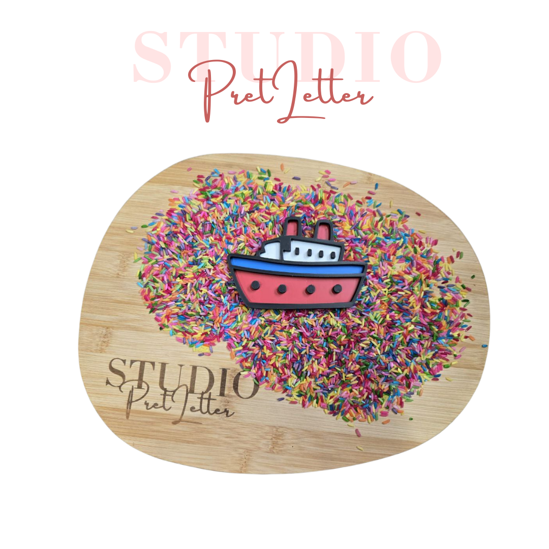 Vulvorm PLA kleur Stoomboot