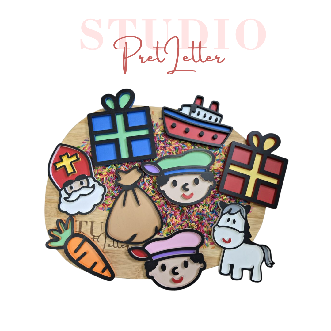 Vulvorm PLA kleur Voordeelset Sinterklaas