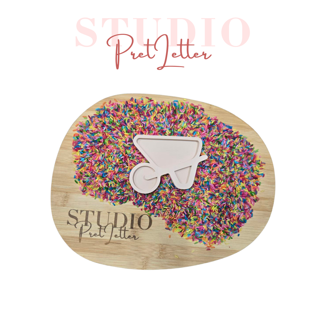 Vulvorm PLA Boerderij leven Kruiwagen