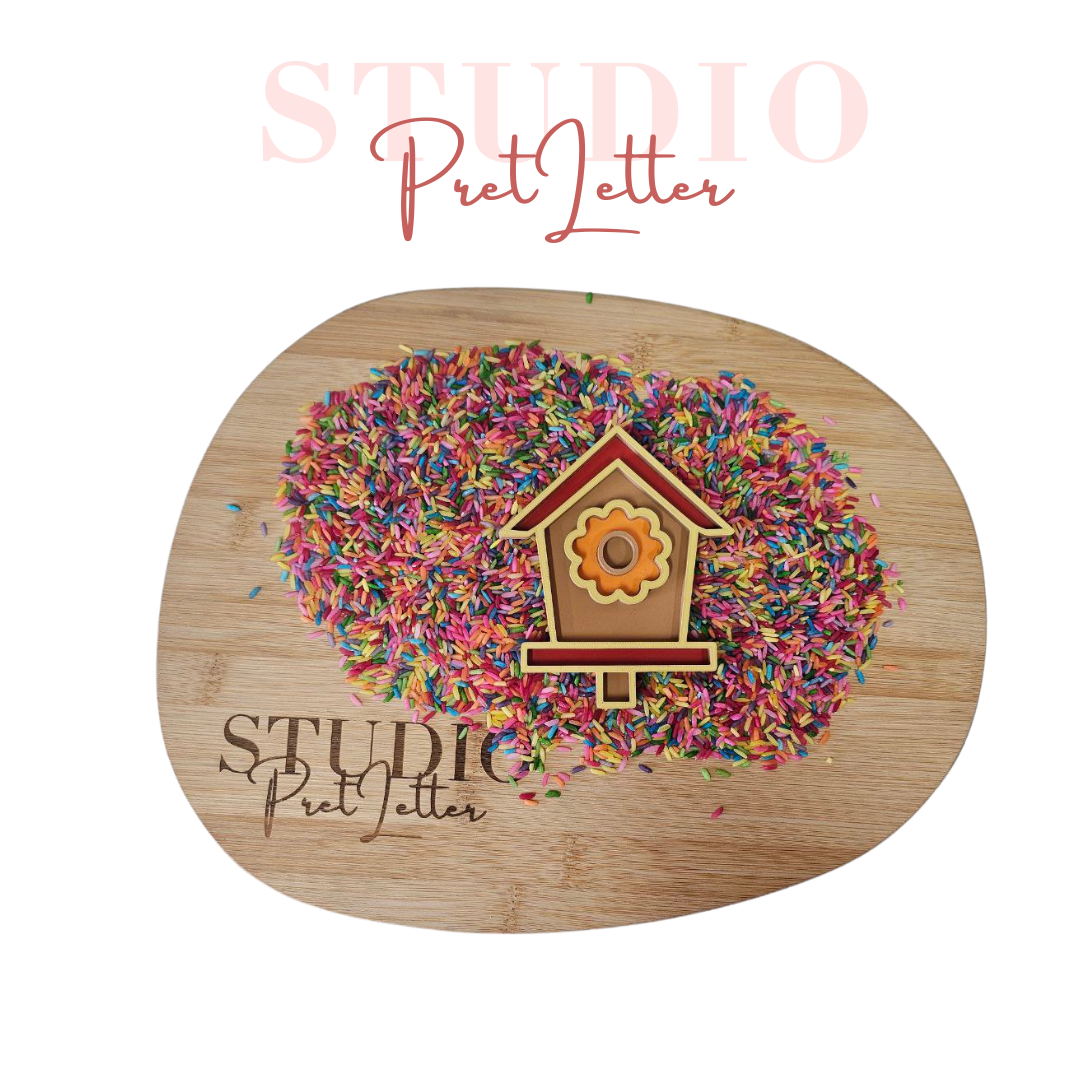 Vulvorm PLA KLEUR  Vogelhuisje