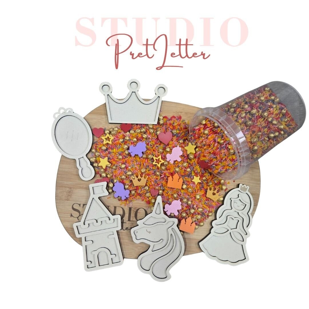 Prinsessen speelthema set