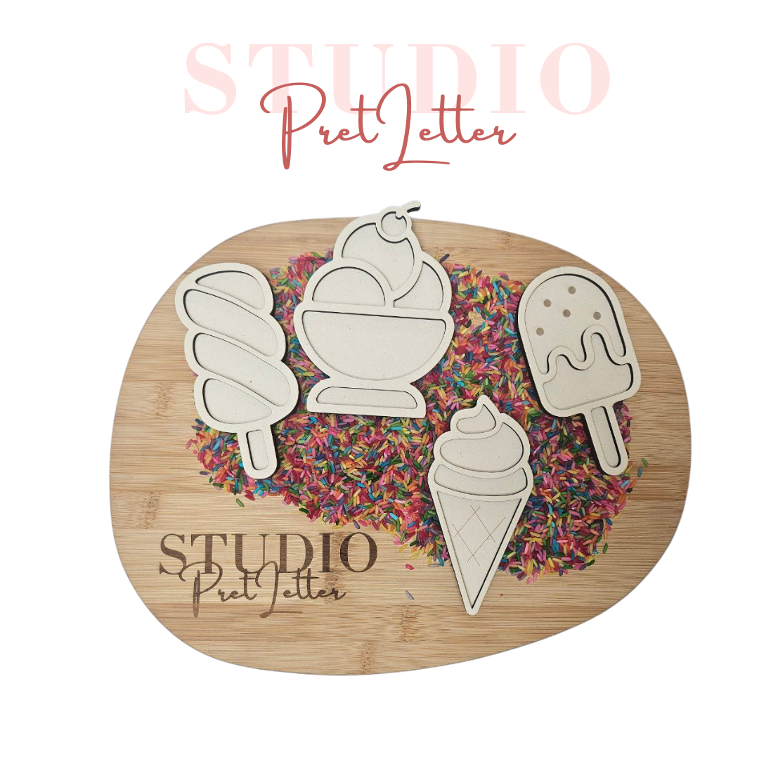 Vulvorm Thema Ijssalon voordeelset