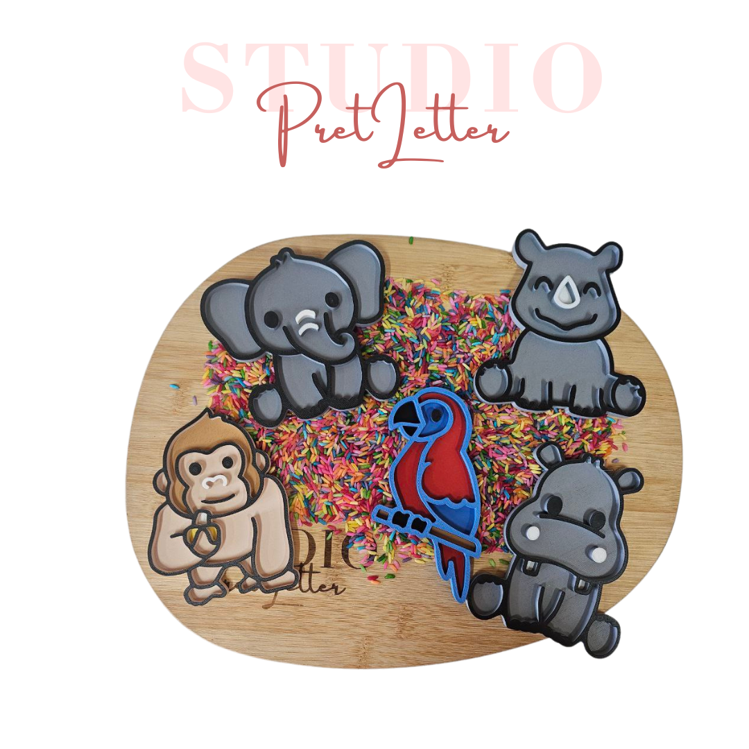 Vulvorm PLA KLEUR Voordeelset safari