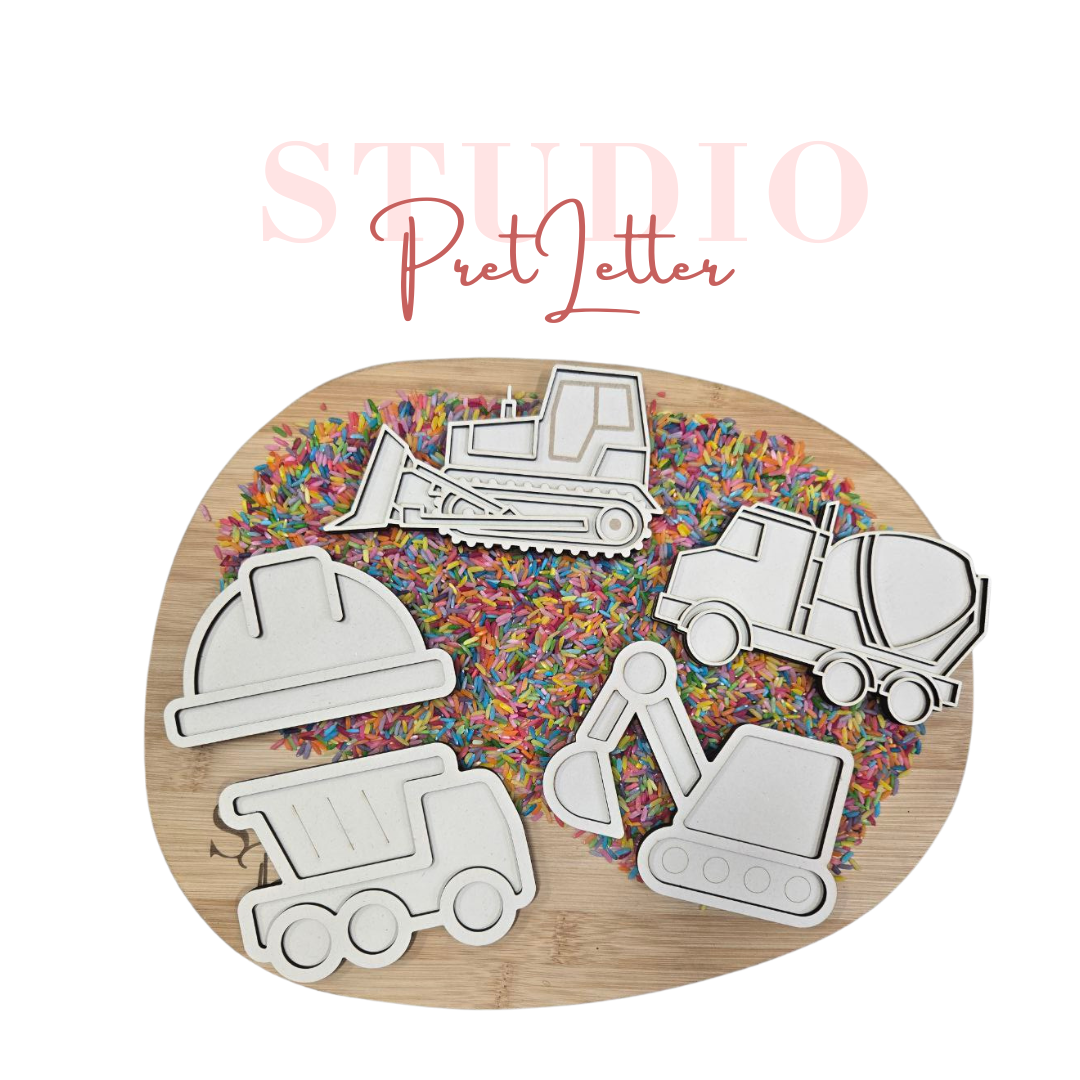 Vulvorm Thema Bouwplaats voordeelset