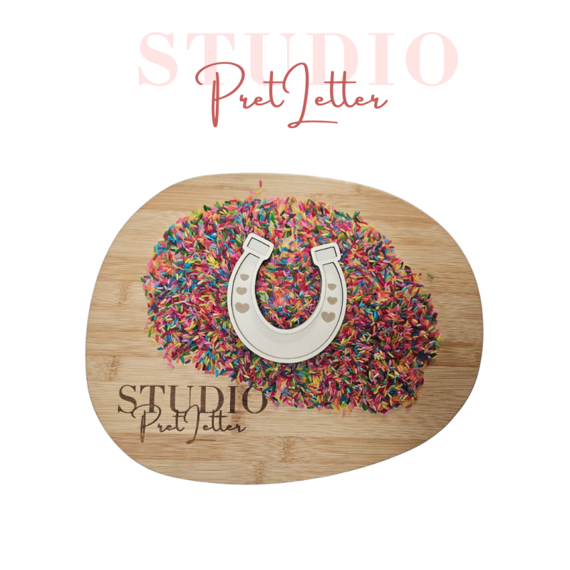 Vulvorm Paarden Hoefijzer rondjes