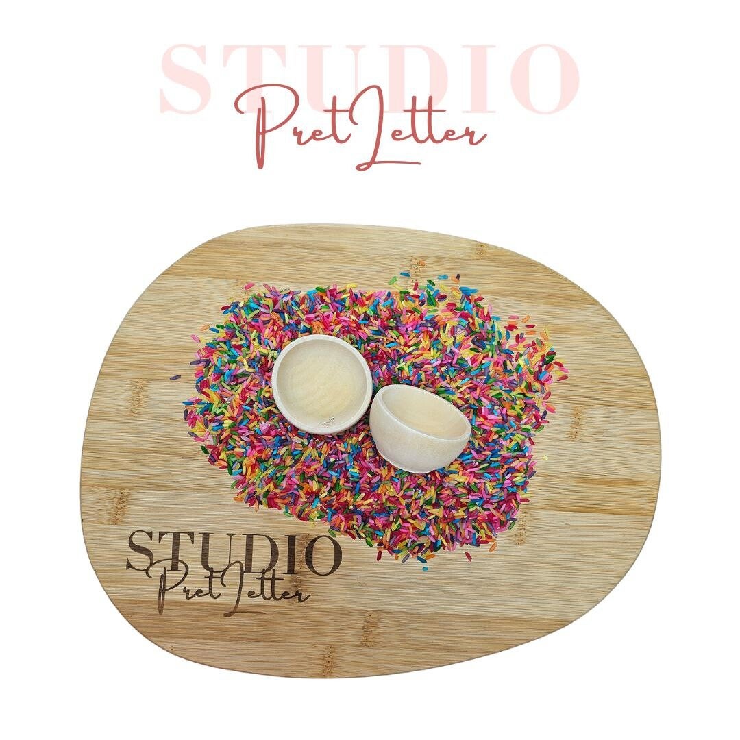 Speelbak accessoires houten kommetje