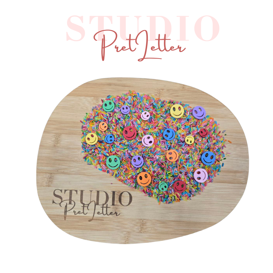 Loose parts, Pretletter Smiley mix