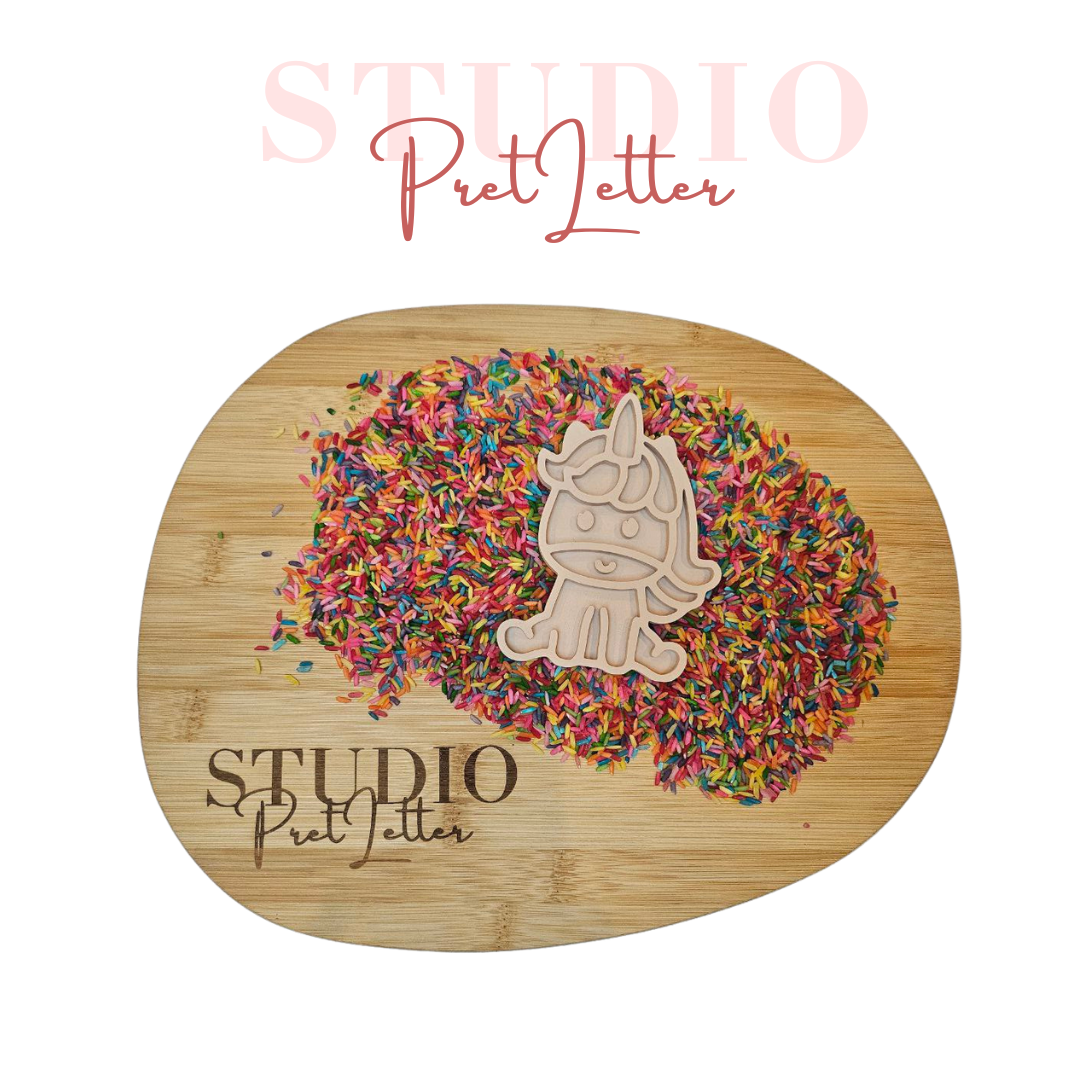 Vulvorm PLA Unicorn zit