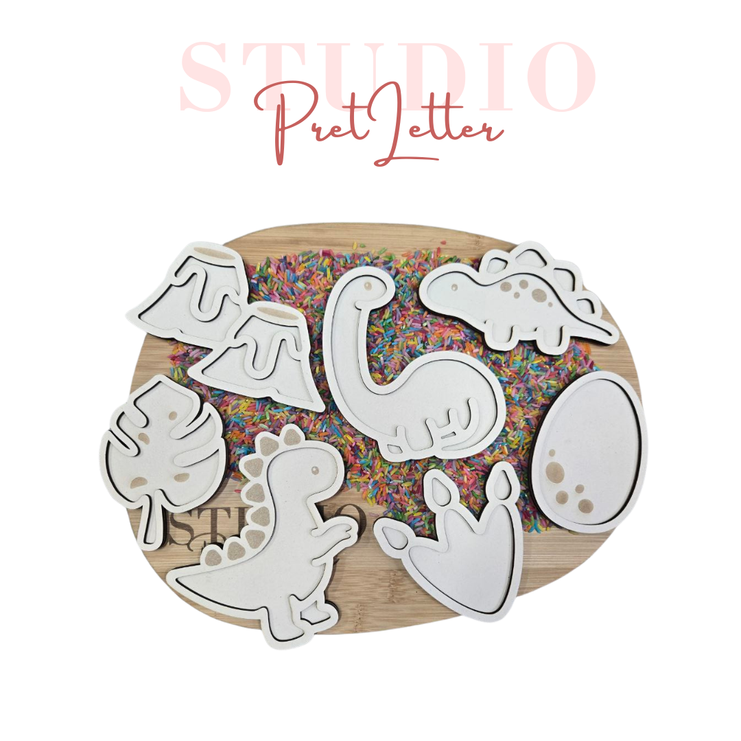 Vulvorm Thema dino wereld voordeelset