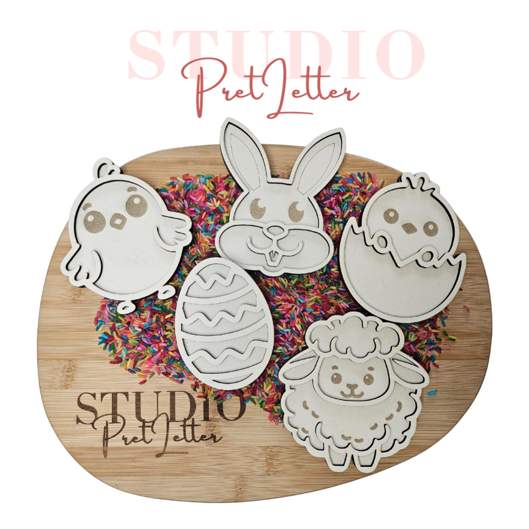 Vulvorm Thema Pasen voordeelset