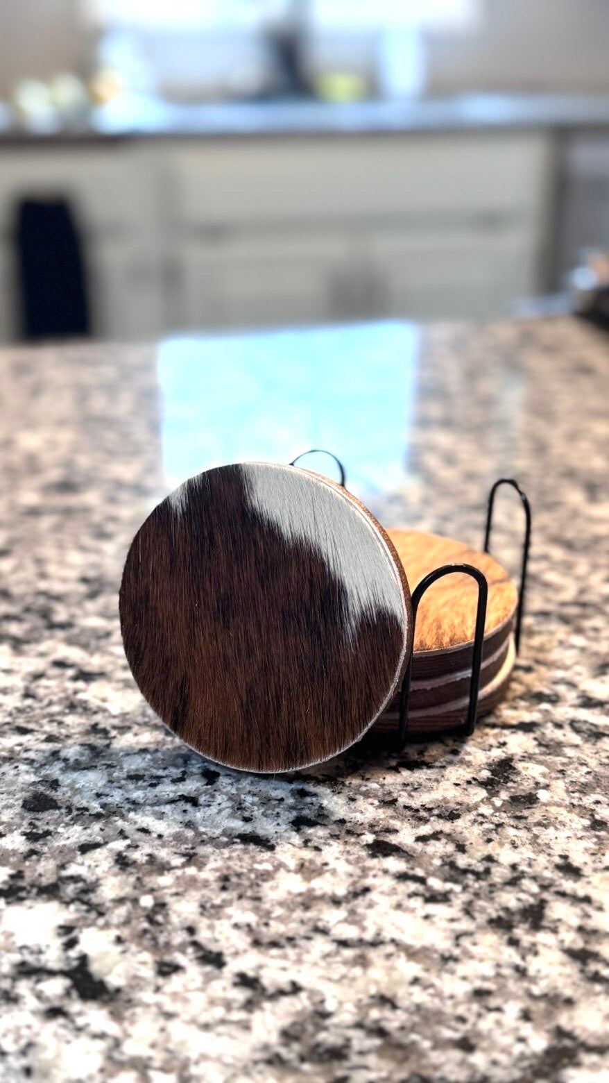 Cowhide Coasters