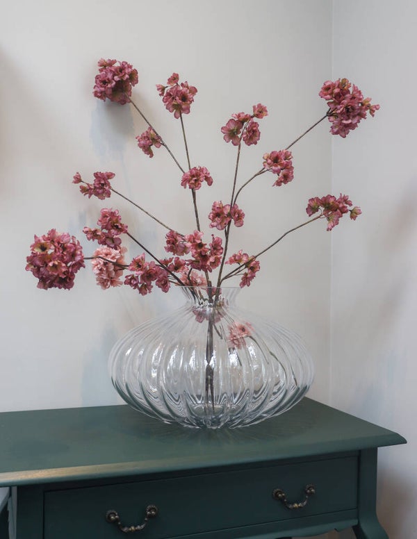 Vaas Pumpkin transparant groot