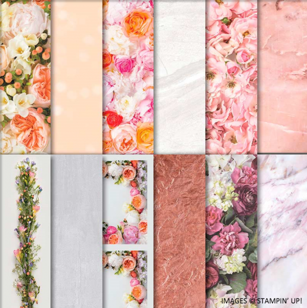 Petal Promenade Designer Series Paper 12"  12" (30,5cm x 30,5cm)