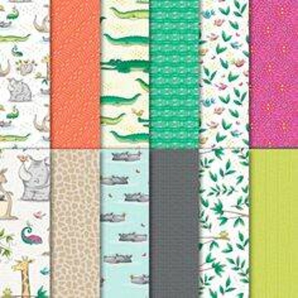 Animal Expedition Designer Series Paper 12" x 12" (30,5cm x 30,5cm