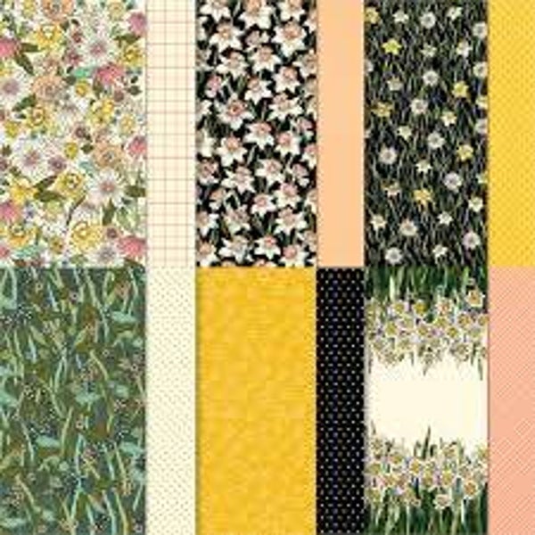 Daffodil Afternoon Designer Series Paper 12" x 12" (30,5cm x 30,5cm)